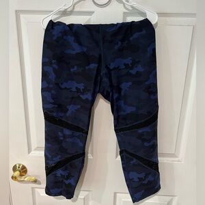 Torrid Size 4 Blue Army Active Leggings